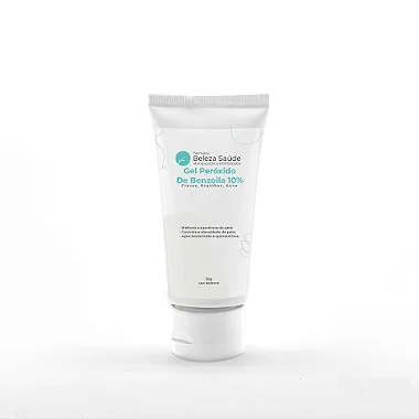 Gel Peróxido De Benzoila 10% : Cravos, Espinhas, Acne 30gr