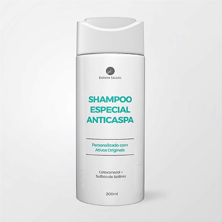 Shampoo Anticaspa Cetoconazol + Sulfeto De Selênio : 200ml