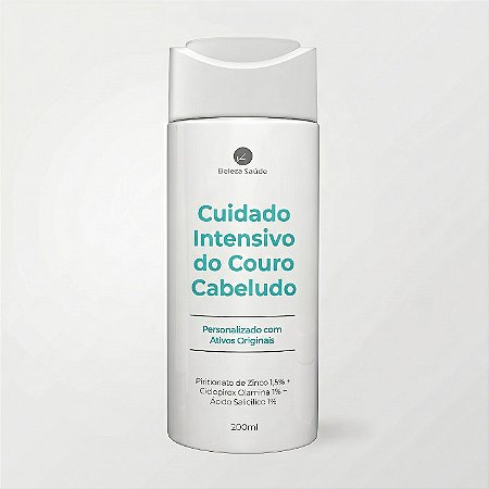 Shampoo Piritionato Zinco + Ciclopirox + Salicílico : 200ml