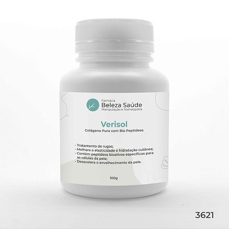 Verisol Colágeno Puro com Bio Peptídeos : Pote Granel - 100g