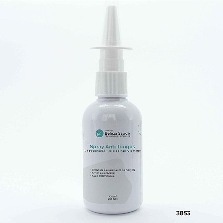Spray Anti-fungos : Cetoconazol + Ciclopirox Olamina 100ml