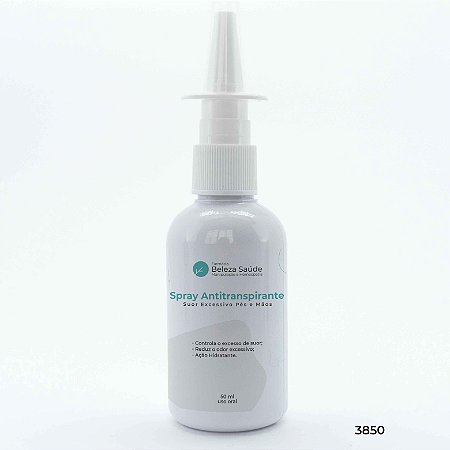 Spray Antitranspirante Suor Excessivo Pés e Mãos : 50ml