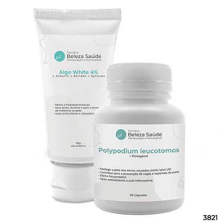 Tratamento Melasma In & Out 90 dias - Cápsulas e Creme - 90 Doses