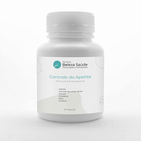 Controle do Apetite :  Fórmula Farmacêutica 120 Cápsulas