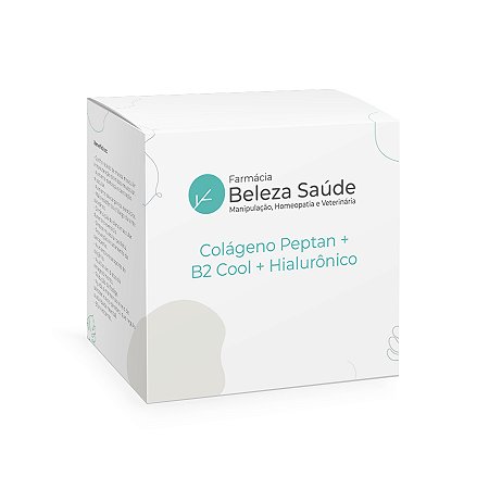 Colágeno Peptan + B2 Cool + Hialurônico : Trio 60 Sachês Sabor Laranja - Mesmos Ativos Trifor