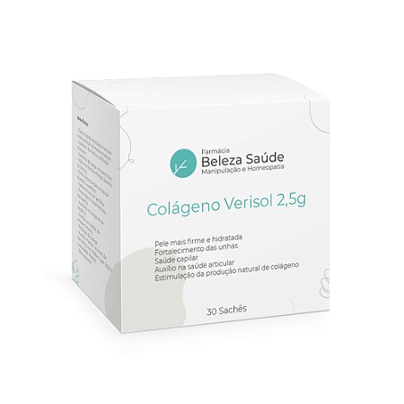 Colágeno Verisol ® - 30 Sachês De 2,5g - Pronto Para Uso