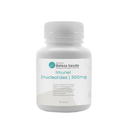 Imunel (nucleotides ) 300mg - Único Original Galena 30 Caps