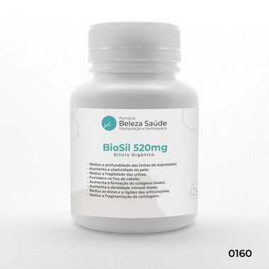 BioSil 520mg Silício Orgânico - Pele e Unhas