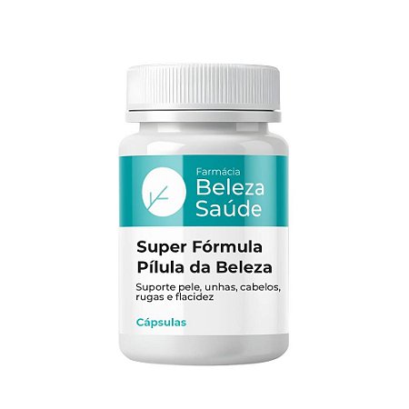 Super Fórmula Pílula Da Beleza : Rugas Flacidez 90 Cápsulas