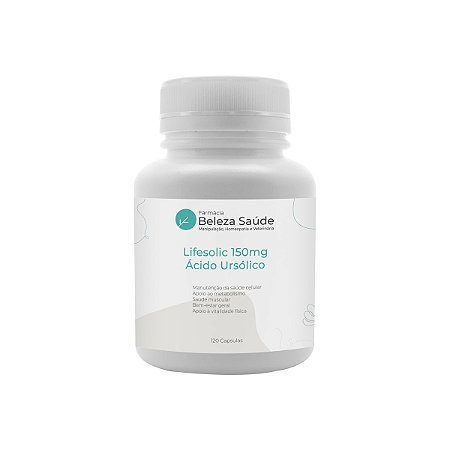 Lifesolic 150mg Ácido Ursólico : 120 Cápsulas Veganas Ativo PuroLifesolic 150mg Ácido Ursólico : 120 Cápsulas Veganas Ativo Puro