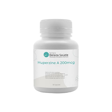 Huperzine A 200mcg - Memória E Cognição 30 Cápsulas