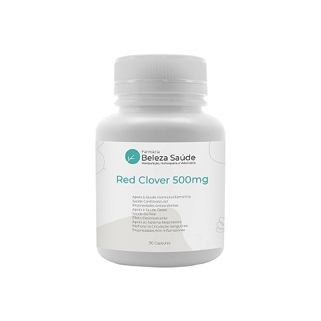 Red Clover ( Trifolium Pratense ) 500mg : 90 Cápsulas