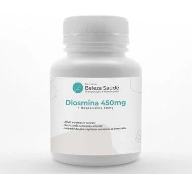 Diosmina 450mg Hesperidina 50mg Melhora o Sistema Circulatório