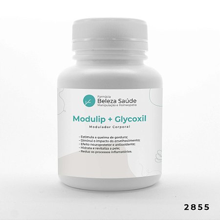 Modulip 100mg + Glycoxil 100mg - Auxilia Modulação Corporal