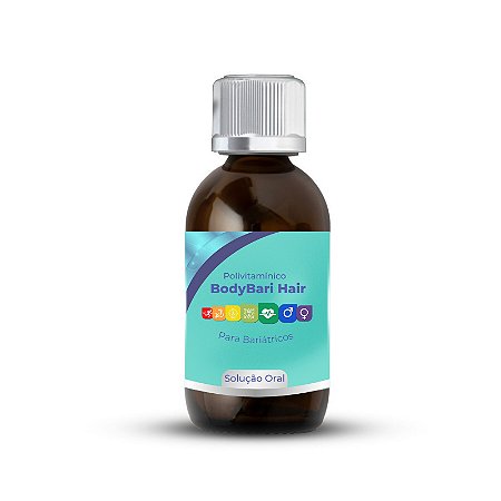 Body Bari Hair Bariátrico - Nutrição Capilar Polivitamínico Líquido