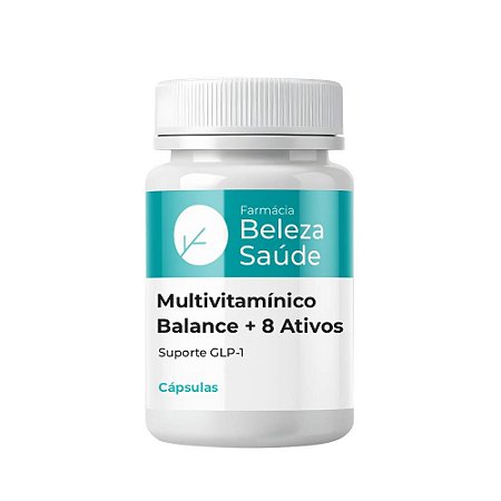 Multivitamínico Balance + 8 Ativos 60 Cápsulas | Suporte GLP-1
