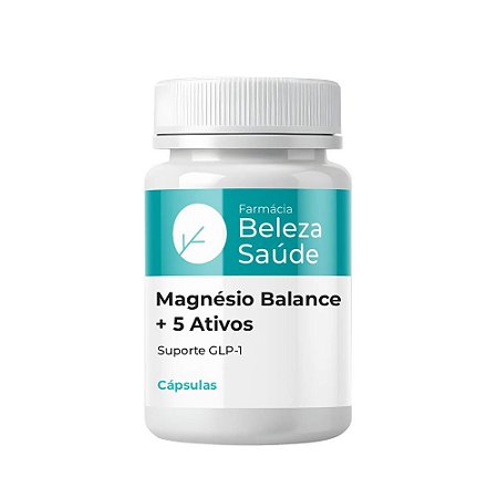 Magnésio Balance + 5 Ativos 60 Cápsulas | Suporte GLP-1