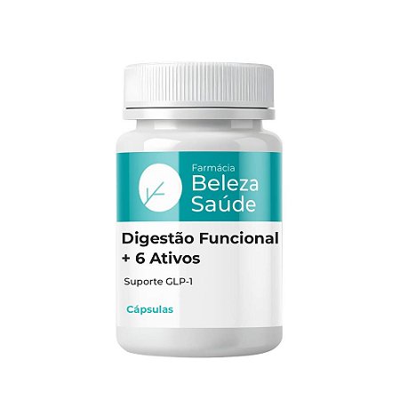 Digestão Funcional + 6 Ativos 60 Cápsulas | Suporte GLP-1