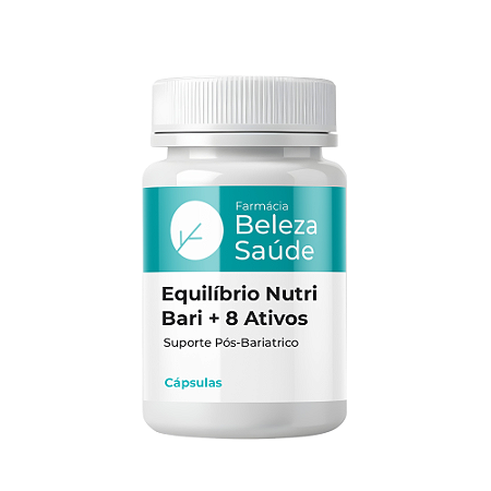 Equilíbrio Nutricional Bari + 8 Ativos 60 Cápsulas | Suporte Pós-Bariátrico