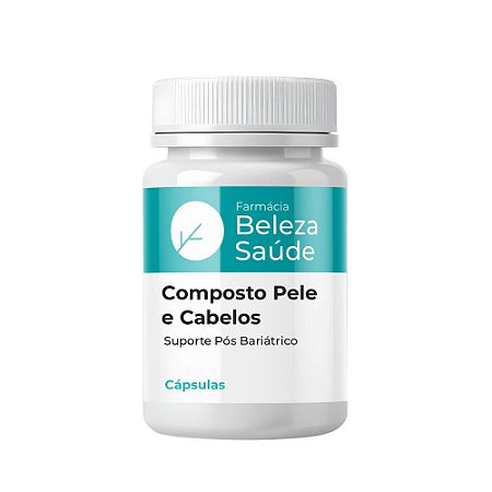 Pele, Cabelos e Beleza no Pós-Bariátrico 60 Cápsulas | Suporte Pós-Bariátrico