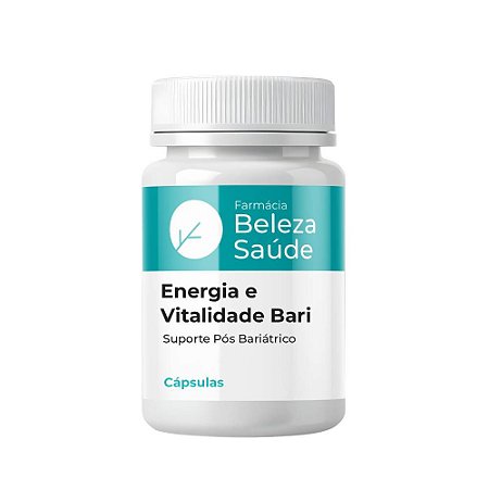 Energia e Vitalidade no Pós-Bariátrico + 60 Cápsulas | Suporte Pós-Bariátrico