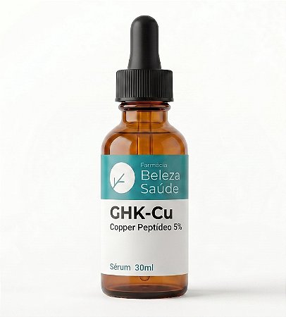 GHK-CU 5% Sérum 30ml | Peptídeo de Cobre (Bio-Copper Peptídeo)