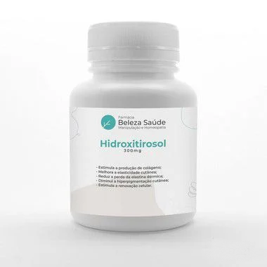 Hidroxitirosol 300mg Trata Manchas Faciais