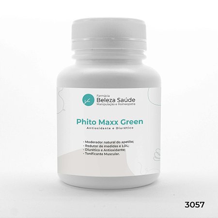 Phito Maxx Green - 3 Ativos - Antioxidante e Diurético