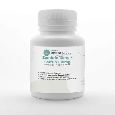 Zembrin 10mg  + Saffrin 100mg : Emagrecer com Saúde