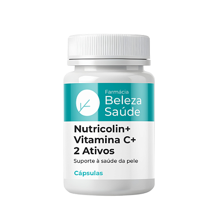 Nutricolin + Vitamina C + 2 Ativos - Rugas e Flacidez