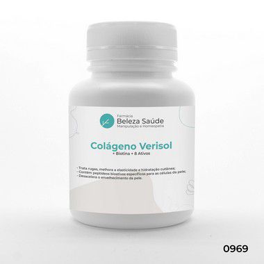 Renova Pele V10 - Colágeno Verisol + Biotina + 8 Ativos