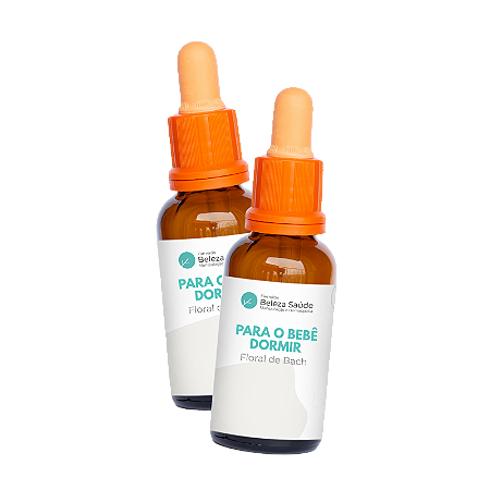 Floral de Bach para o Bebê Dormir Melhor - Kit com 2 Unidades com 30ml cada