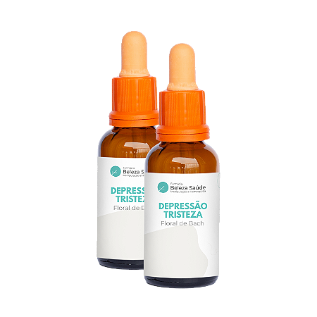 Floral de Bach 30ml Depressão Tristeza - Kit com 2 Unidades