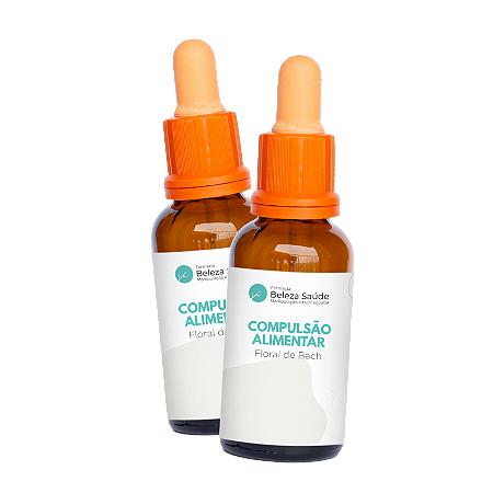Floral de Bach 30ml Compulsão Alimentar - Kit com 2 Unidades