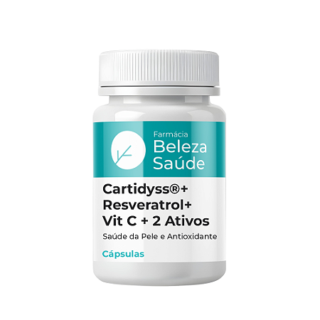 Cartidyss® + Resveratrol + Vitamina C + 2 Ativos - Anti Rugas e Flacidez