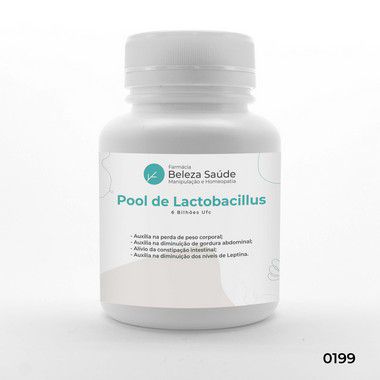 Probióticos para Emagrecer Perda Peso  : Pool de Lactobacillus 6 Bilhões Ufc