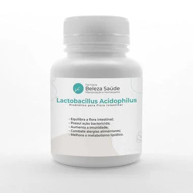 Lactobacillus Acidophilus Probiótico Para Flora Intestinal