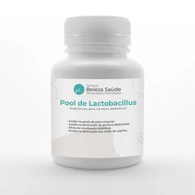 Probióticos para Gordura Abdominal : Pool de Lactobacillus