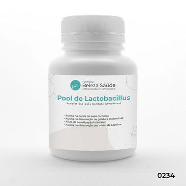 Probióticos para Gordura Abdominal : Pool de Lactobacillus