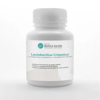 Lactobacillus Crispatus + Lactobacillus Acidophilus + Lactobacillus Reuteri  : Probióticos para Saúde Vaginal
