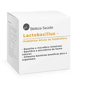 Lactobacillus - Probiótico Ativos da Marca : Lactobacillus Paracasei 1 Bilhão ufc, Lactobacillus Rhamnosus 1 Bilhão ufc, Lactobacillus Acidophilus 1 Bilhão ufc, Bifidobacterium lactis 1 Bilhão ufc, FOS