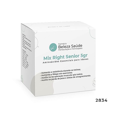Mix Right Senior 5gr - Aminoácidos Essenciais para idosos