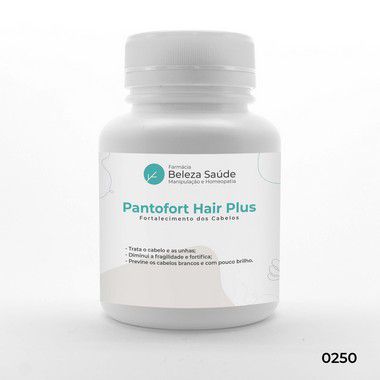 Pantofort Hair Plus : Similar ao de Marca  -  Tratamento para Queda e Fortalecimento dos Cabelos