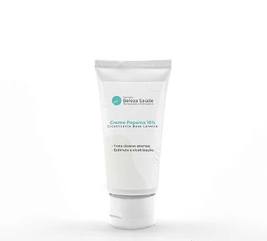 Creme Papaína 10% Cicatrizante Base Lanette