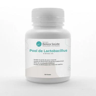 Probióticos para Emagrecer Perda Peso  : Pool de Lactobacillus 6 Bilhões Ufc - 120 doses