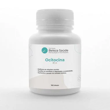 Ocitocina 20ui : Hormônio do Amor e da Convivência Social - 160 doses