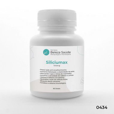 Siliciumax 150mg : Silício Orgânico - 60 doses