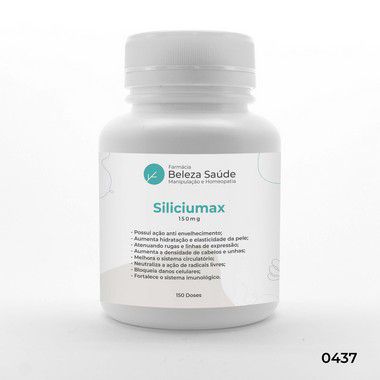 Siliciumax 150mg : Silício Orgânico - 150 doses