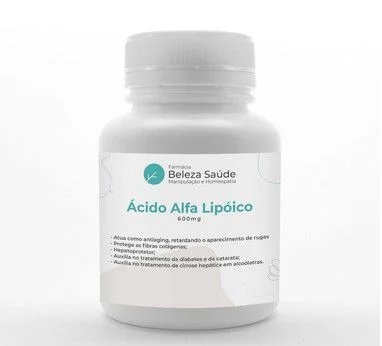 Ácido Alfa Lipóico 600mg - 90 doses