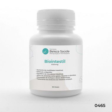 Biointestil 600mg - Saúde Digestiva - 90 doses